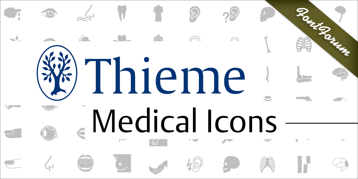 Font Medical Icons